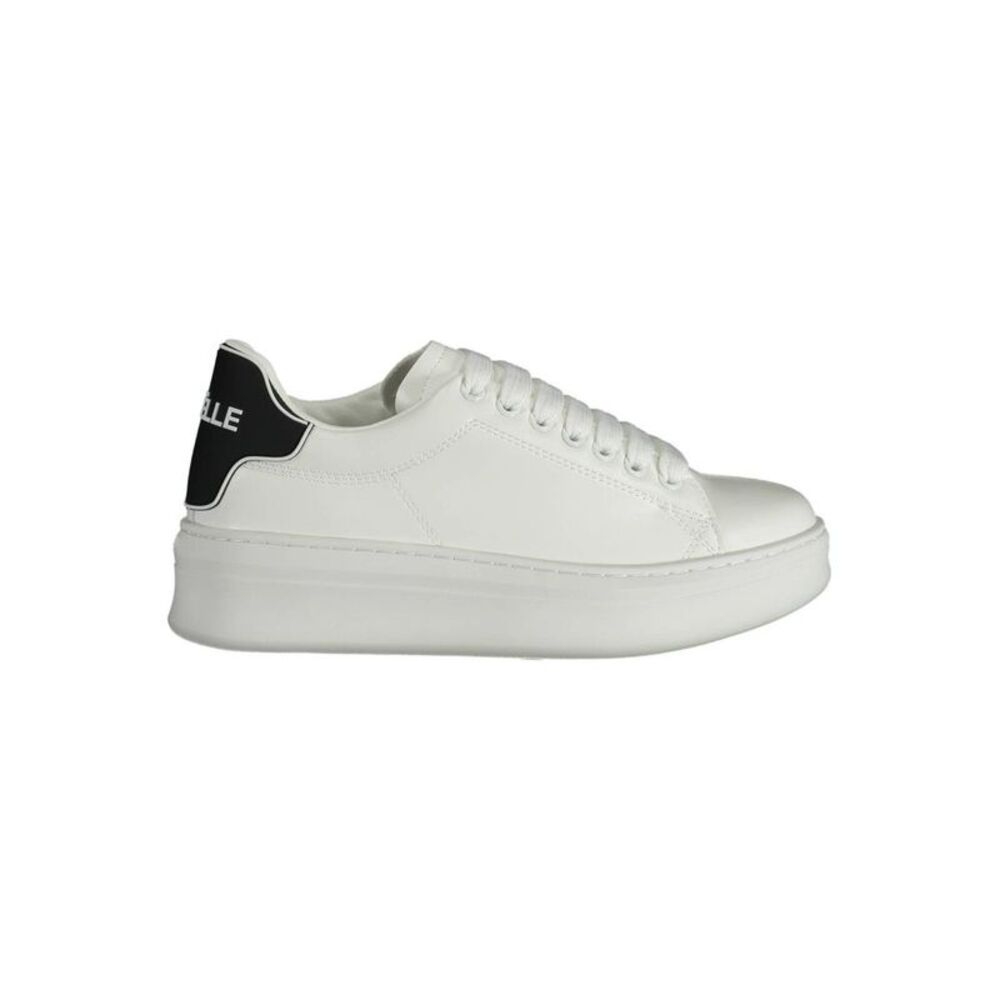 Gaelle Paris White Polyurethane Women's Women's Sneaker